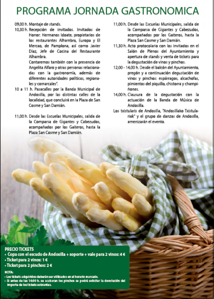 Programa Andosilla Gastron�mica 2017