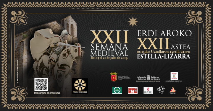 Cartel Semana Medieval de Estella-Lizarra