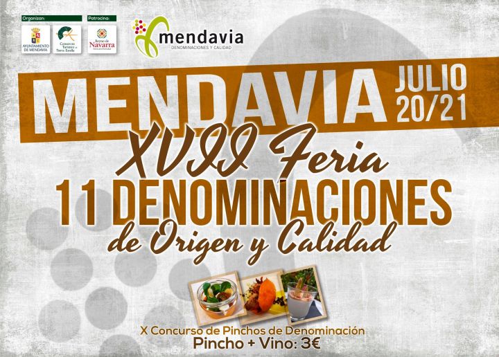 Cartel Feria Denominaciones de Mendavia