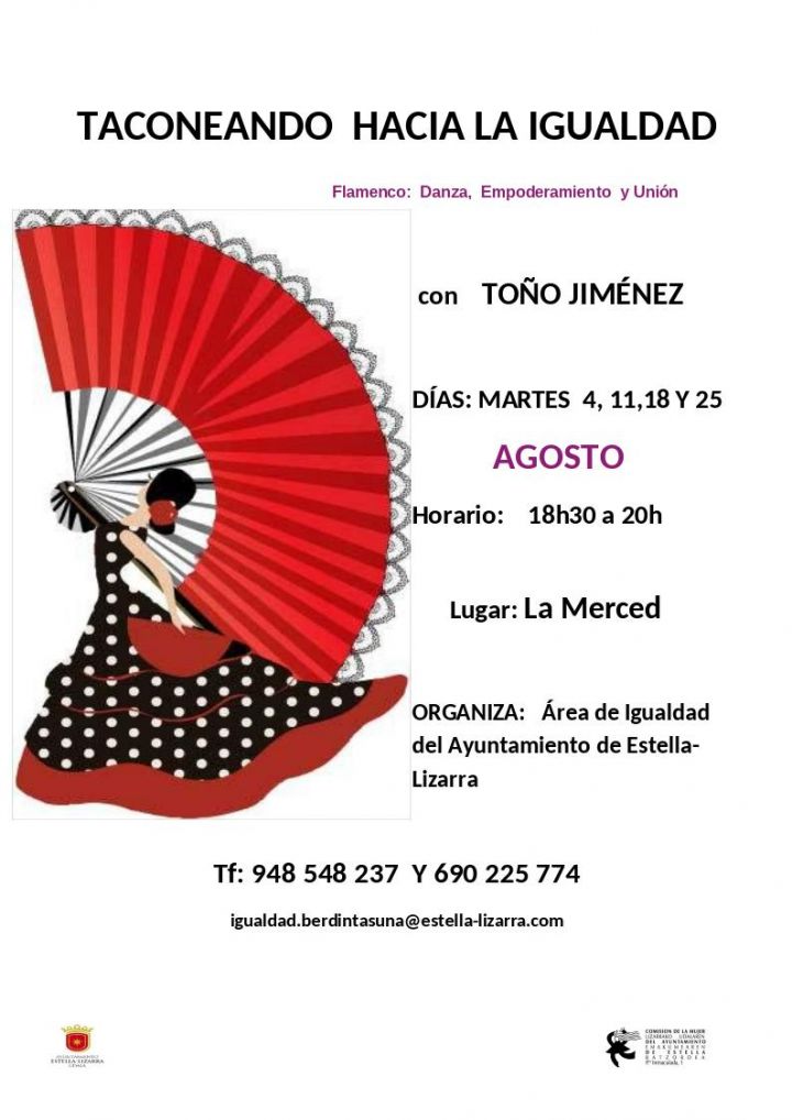 Cartel taller gratuito flamenco