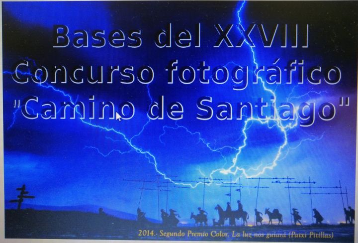 Poster Fotograf�a del camino de Santiago