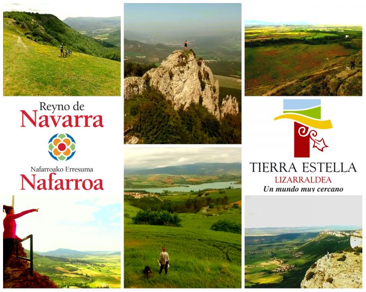 Collage miradores Tierra Estella-Lizarraldea