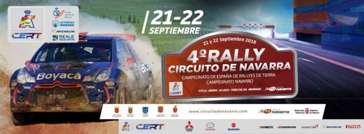 Cartel Rally Circuito de Navarra