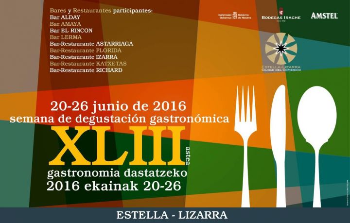Cartel Semana de Degustaci�n Gastron�mica de Estella