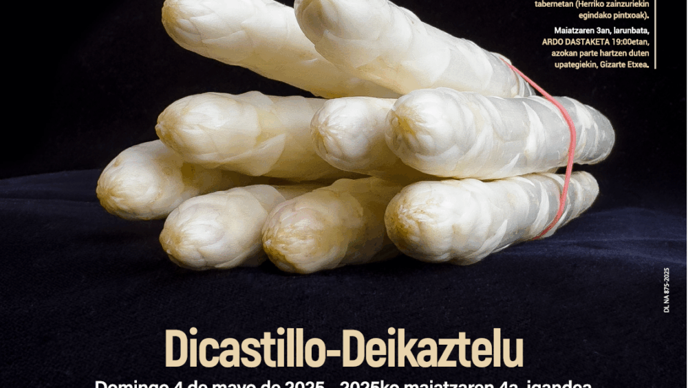 Cartel Espárrago Dicastillo actualizado 2025