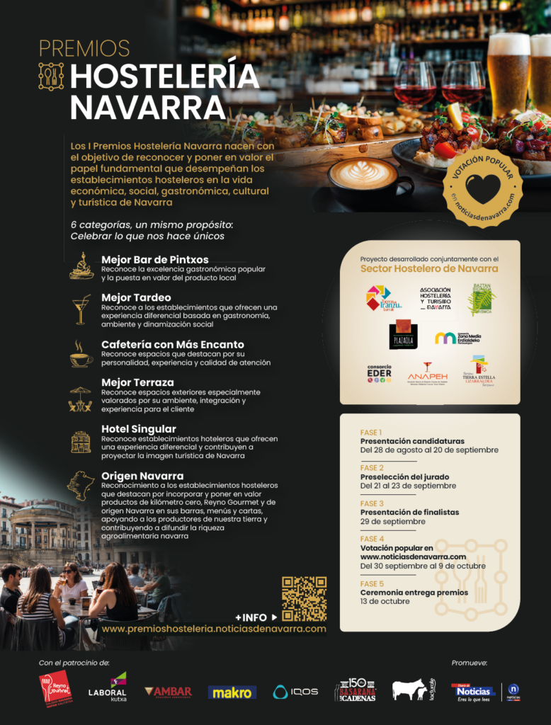 Cartel I Premios Hostelería Navarra