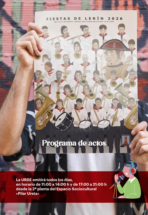 Cartel fiestas de Lerín 2026