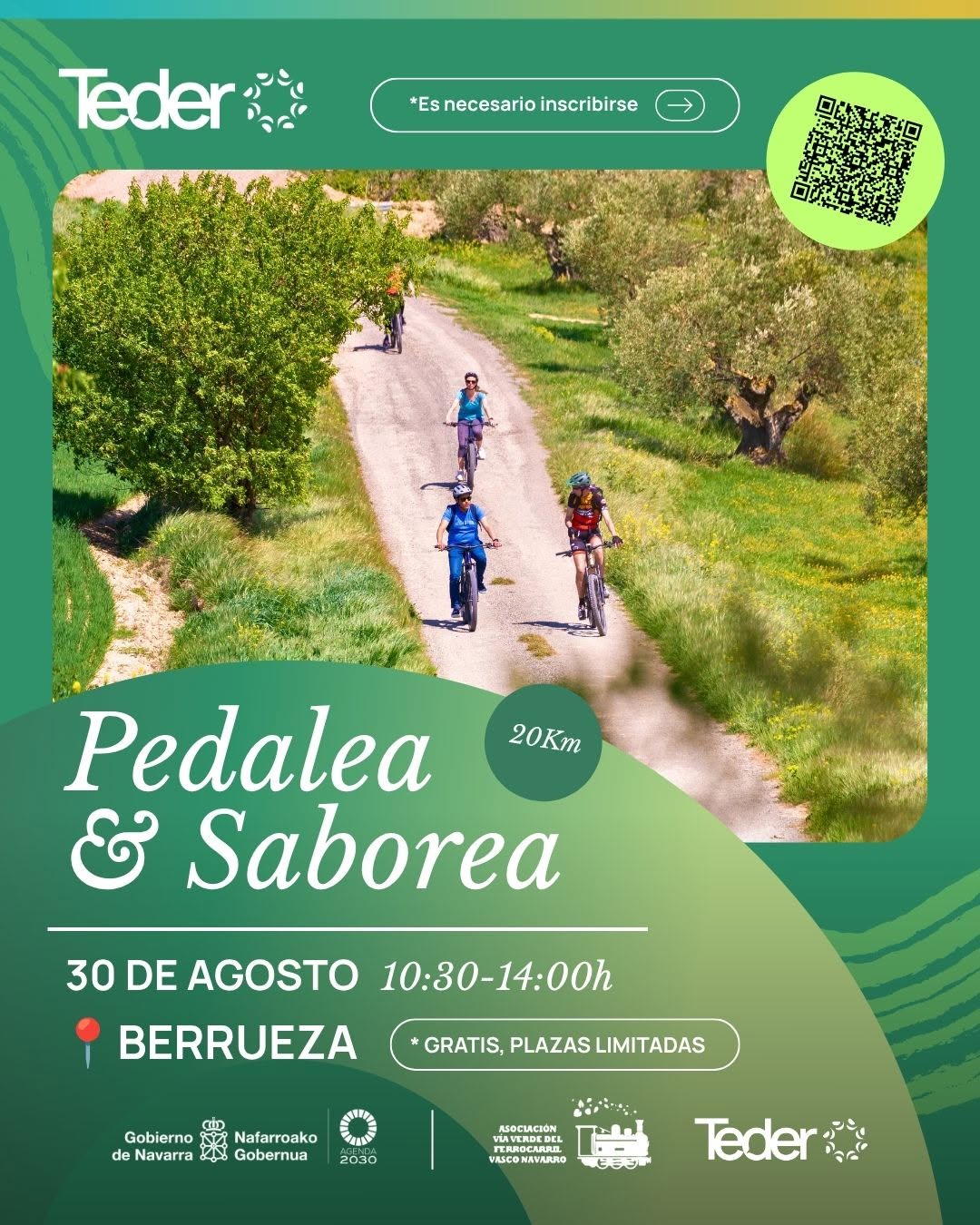 Pedalea y saborea Tierra Estella en bicicleta y con Teder