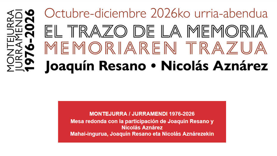 Cartel mesa redonda Montejurra 1976-2026 en el Museo del Carlismo de Estella-Lizarra