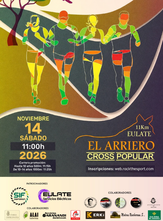 Cartel Cross Popular El Arriero en Eulate