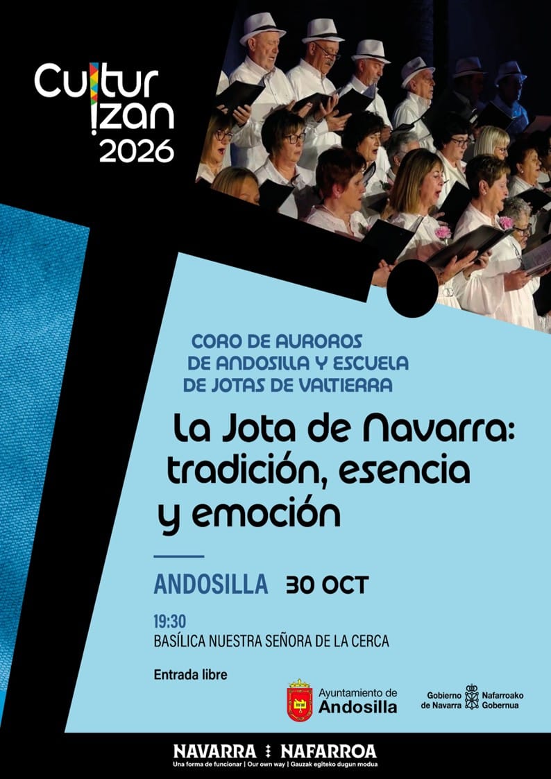 Cartel jotas en Andosilla 30 de octubre