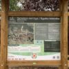 Panel informativo nuevo sendero del Ega en Tierra Estella